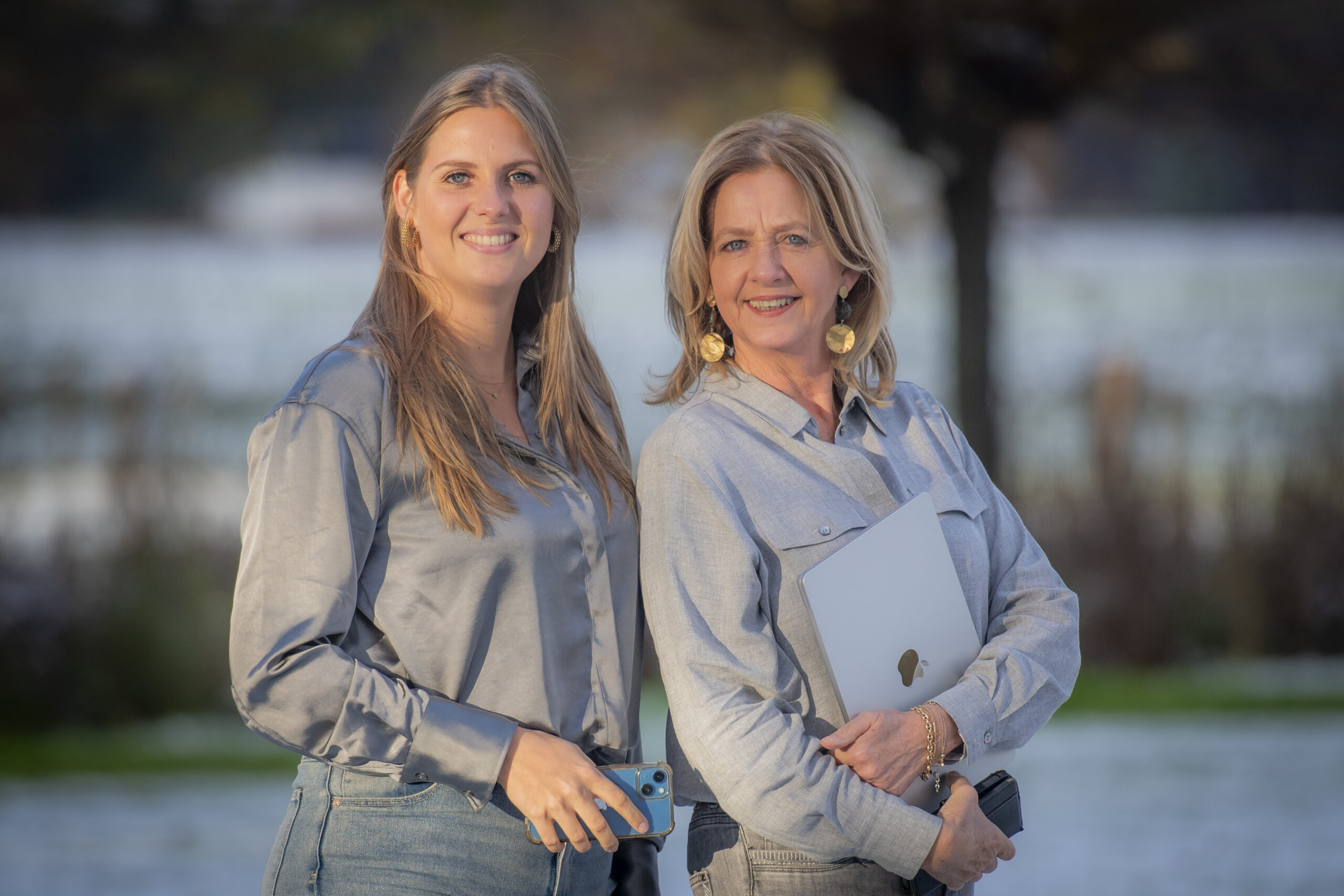 Floor Paulusse en haar moeder Angelique Paulusse-Thomas